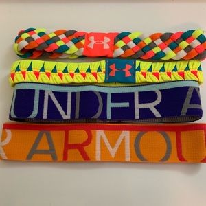 4 Under Armour headbands